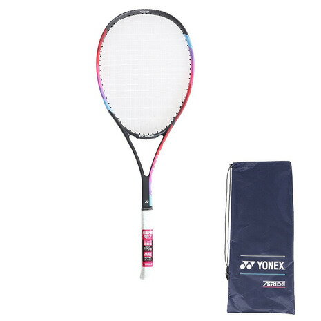 ヨネックス（YONEX）（メンズ、レディース）ソフトテニス ラケット 張り上げ済 オールラウンド エアライドライト ARDLTXG-052