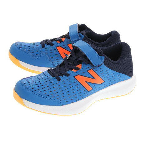 【20%OFFクーポン 8/25まで】ニューバランス（new balance） ジュニア オールコート用 テニスシューズ ジュニア 696 v4 JNR S4 KCV696S4 W （キッズ）