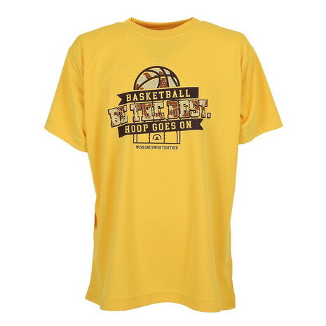 エックスティーエス(XTS)(キッズ)バスケットボールウェア ジュニア ドライプラス 半袖Tシャツ 751TS3ES0016 YEL エックスティーエス(XTS)(キッズ)バスケットボールウェア ジュニア ドライプラス 半袖Tシャツ 751TS3ES0016 YEL