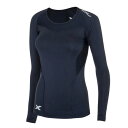 ツー・タイムズ・ユー(2XU)(レディース)コンプレッション トップ 長袖 WA2270A-BLK/BLK(4)