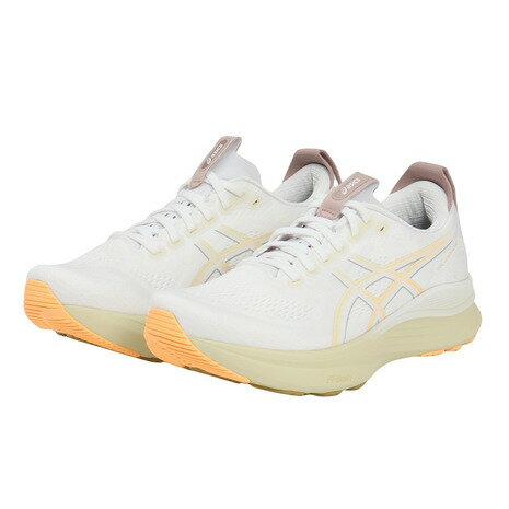【10％OFFクーポン 11/27迄】アシックス（ASICS）（メンズ）ランニングシューズ ジョギングシューズ GEL-KAYANO 32 ホワイト 1011C052.101 快適性 安定性 ラン ウォーク