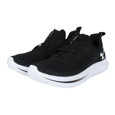 【20％OFFクーポン 11/25迄】アンダーアーマー（UNDER ARMOUR）（メンズ）ランニングシューズ ジョギングシューズ ベロシティ 4 ブラック 3027585 001 スニーカー