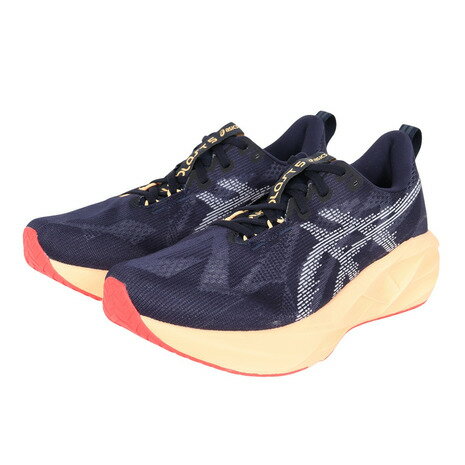 アシックス（ASICS）（メンズ）ランニングシューズ ノヴァブラスト 5 ワイド ネイビー 1011B975.404