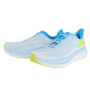 ホカ（HOKA）（メンズ）ランニングシューズ クリフトン9 サックス 1132210-IWEP スニーカー ジョギング トレーニング 軽量 クッション性