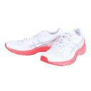 アシックス（ASICS）（レディース）ランニングシューズ ターサー RP 3 ホワイト ピンク 1012B292.100 スニーカー レーシング トレーニング 軽量 反発性