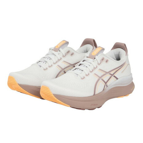  アシックス（ASICS）（レディース）ランニングシューズ ジョギングシューズ GEL-KAYANO 32 ホワイト 1012B838.101 快適性 安定性 軽量化