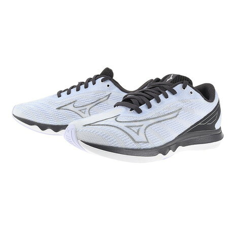 ミズノ（MIZUNO）（レディース）ウェーブシャドウ 5 ホワイト グレー J1GD213004 レディース シューズ スニーカーのサムネイル