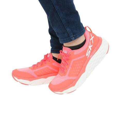 スケッチャーズ（SKECHERS）（レディース）ランニングシューズ マックス クッショニング エリート ピンク 128575-PKCL スニーカー ジョグ クッション性のサムネイル