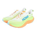 ホカ(HOKA)(レディース)ランニングシューズ スカイフロー フラッシュグリーン 1155113-FSTS スニーカー ジョグ 軽量 安定性 ウォーキング