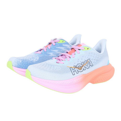 ホカ（HOKA）（レディース）ランニングシューズ ジョギングシューズ マッハ 6 ワイド 1147834-ISKのサムネイル