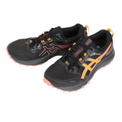 アシックス（ASICS）（レディース）ランニングシューズ ゲル ソノマ 7 GTX ブラック ピンク 1012B414.003 スニーカー トレイルラン ク..