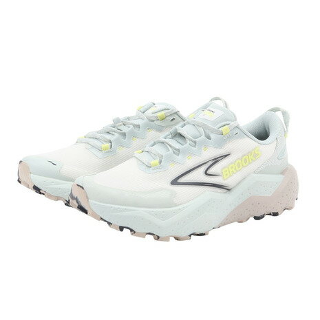  ブルックス（BROOKS）（レディース）ランニングシューズ トレランシューズ カルデラ 8 ライトグレー BMW4292 CHBLU スニーカー