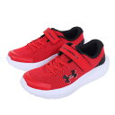 アンダーアーマー(UNDER ARMOUR)(キッズ)ジュニアスポーツシューズ ベルクロ ベルト付き スニーカー BPS Surge 4 AC 3027104 600(4)