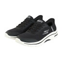 スケッチャーズ(SKECHERS)(レディース)ウォーキングシューズ スリップインズ ゴーウォーク アーチフィット 2.0 ブラック 125319-BKW スニ...