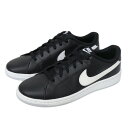 ナイキ（NIKE）（メンズ）スニーカー コート ロイヤル 2 NN ブラック ホワイト DH3160-001 スポーツシューズ 靴 ローカット ビーガンシューズ シンプル 耐久性