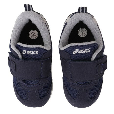 アシックス（ASICS）（キッズ） スニーカー ジュニア ベルト付き ラベンダー ネイビー アイダホ BABY KT-ES 3 1144A257 3