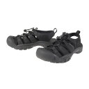 キーン(KEEN)(メンズ)スポーツサンダル ニューポート H2 ブラック 1022258 ストラップサンダル 速乾性 レジャー タウン プール ビーチ キャンプ