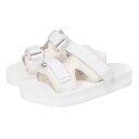 シャカ(SHAKA)(レディース)サンダル チルアウト GE アイボリー SK-285 Linen ストラップサンダル 面ファスナー タウン 日常履き レジャー