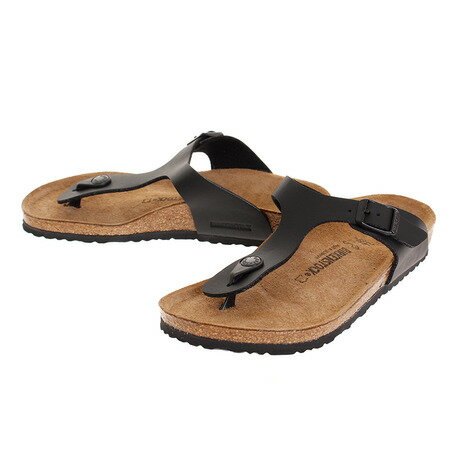 ビルケンシュトック（BIRKENSTOCK） ギゼ GIZEH ブラック 黒 846141 BLK ジュニア サンダル カジュアル シンプル シューズ 子供靴 アウトドア プール （キッズ）