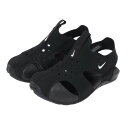 ナイキ(NIKE)(キッズ)ジュニアサンダル サンレイプロテクト2 TD 943827-001 ストラップ プール ビーチ レジャー 面ファスナー 軽量