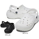 クロックス(crocs)(メンズ、レディース)スポーツサンダル バヤ プラットフォーム クロッグ 208186 レジャー プール タウン サボサンダル