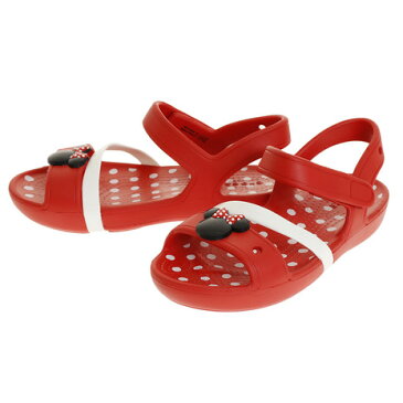 【6/10 0:00-23:59 0のつく日エントリーで5倍〜】 クロックス（crocs） リナ ミニー キッズ Red 204999-8C1-2019 （Jr）