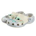 クロックス(crocs)(キッズ)ジュニアサンダル スターウォーズグローグークラシッククロッグ ベージュ 209494-2Y2 シャワーサンダル
