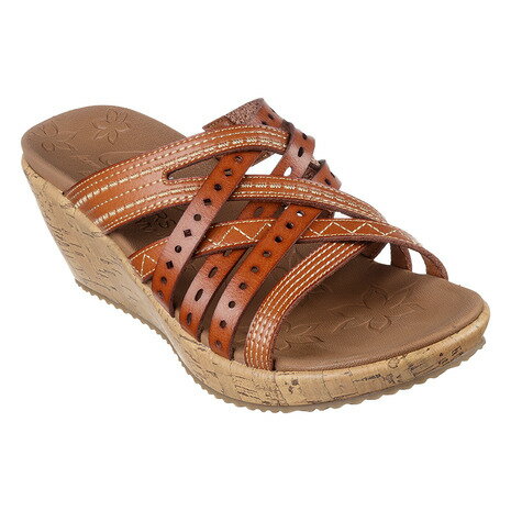 スケッチャーズ（SKECHERS）（メンズ、レディース）サンダル ビバリーホットスプリング ブラウン 119578-LUG タウン かわいい カジュアル 軽量 クッション性のサムネイル