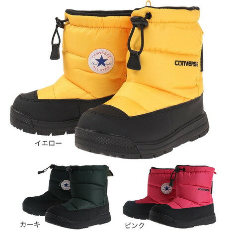 コンバース（CONVERSE）（キッズ）ジュニア スノーブーツ 防水 撥水 CHILD ALL STAR WP BG ブーツ 37302030 37302031 37302032 雪道 雪遊び 防滑 防寒