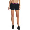 アンダーアーマー(UNDER ARMOUR)(レディース)軽量 ランニングパンツ プレーアップ ショーツ 3.0 トリコット 1360940 007(4)
