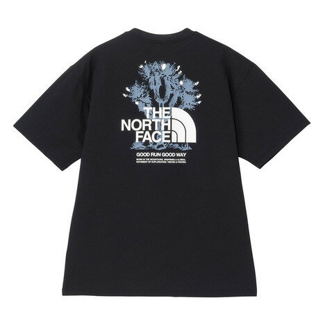 ザ・ノース・フェイス(THE NORTH FACE)(メンズ)ショートスリーブ フリーランイーエス グラフィッククルー 半袖Tシャツ NT12593 K ザ・ノース・フェイス(THE NORTH FACE)(メンズ)ショートスリーブ フリーランイーエス グラフィッククルー 半袖Tシャツ NT12593 K