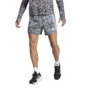 アディダス(adidas)(メンズ)オウン ザ ラン スリーストライプス ショーツ インナーブリーフ付き KVL28-JC7399