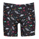 RA(RA)(メンズ)水着 メンズ 水泳 ロングボクサー SEA WORLD RA123-JSEAW BK