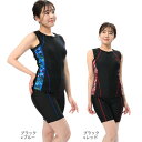 リュウナ(Ryuna)(レディース)フィットネス水着 レディース 水泳 サイド花柄ノースリーブ GR2213F