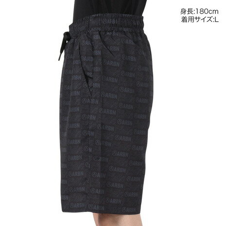 エアボーン（ARBN）（メンズ）スイム トランクス AB25SSM-APP805BLK