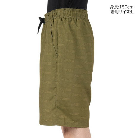 エアボーン（ARBN）（メンズ）スイム トランクス 水陸両用 AB25SSM-APP805OLV
