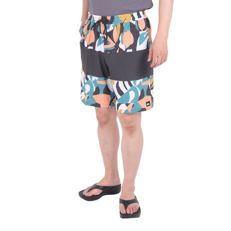 クイックシルバー(Quiksilver)(メンズ)ビーチバレー 20NB 水着 サーフパンツ 24SUQBS242023BLK クイックシルバー(Quiksilver)(メンズ)ビーチバレー 20NB 水着 サーフパンツ 24SUQBS242023BLK