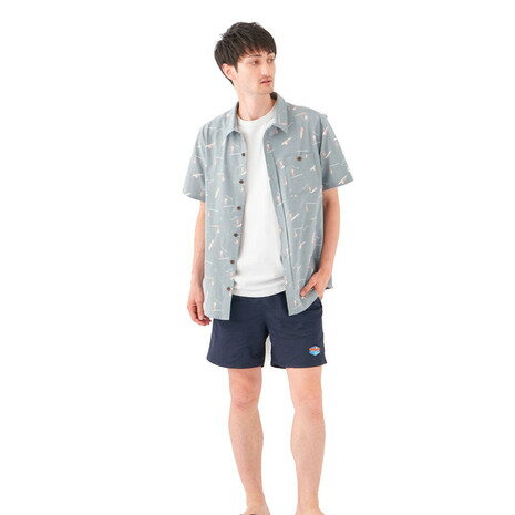 オーシャンパシフィック(Ocean Pacific)(メンズ)大きいサイズ 無地 ハイブリットショーツ 512400 NVY