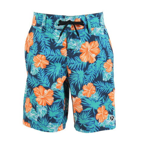 エアボーン（ARBN）（メンズ）水着 海水パンツ フラワー サーフ ショートパンツ 水陸両用 AB24SSM-APP0801NVY