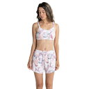 ロキシー（ROXY）（レディース）水着 上下 ラッシュTシャツ 3点セット ON THE BEACH RSW231007WHT