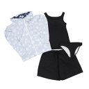シュリーヌ(Shreanu)(レディース)水着 4点セット ラッシュガード 水陸両用 UVカット 398010NVY