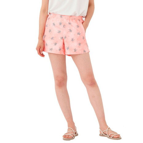 オーシャンパシフィック(Ocean Pacific)(レディース)ヤシ柄 ボードショーツ UVカット 耐塩素 523405 PNK オーシャンパシフィック(Ocean Pacific)(レディース)ヤシ柄 ボードショーツ UVカット 耐塩素 523405 PNK
