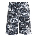ナイキ(NIKE)(キッズ)ジュニア 水着 ハーフパンツ ディジカモ プリント ラップ 7 ボレーショーツ NESSD809-001 ブラック