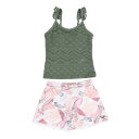 ロキシー(ROXY)(キッズ)水着 ビキニ 上下セット 2点セット 子供 ジュニア MINI MERMAID TSW231101KHA