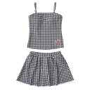 ロキシー(ROXY)(キッズ)タンキニ 上下セット セパレーツ水着 ジュニア MINI PICNIC GINGHAM 25SPTSW251101BLK