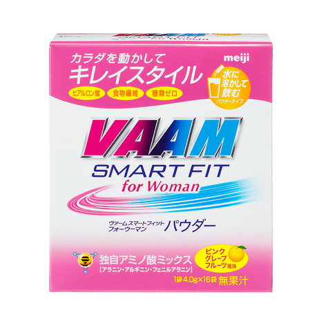 楽天Victoria Surf＆Snow 楽天市場支店ヴァーム（VAAM）（メンズ、レディース）ヴァームスマートフィット フォーウーマンパウダー ピンクグレープフルーツ風味 4g×16袋 2650015 アミノ酸