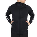 アンダーアーマー(UNDER ARMOUR)(メンズ)ジャージ メンズ フード付き パーカー UAアーマーニット 1378380 001 ブラック