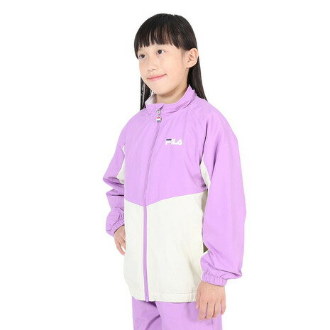 フィラ(FILA)(キッズ)ジュニア 裏トリコットジャケット 143-715LAV