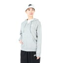 ナイキ（NIKE）（レディース）NSW クラブ フリース フルジップ長袖フーディー DQ5472-063 グレー