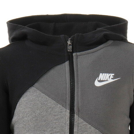 【9/10 24h限定エントリー＆対象4店舗買い回りで最大P10倍！】ナイキ（NIKE） NSW AMPLIFY フルジップパーカー 76F980-023 （キッズ）